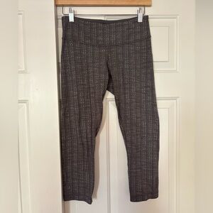 Gray Lululemon Cropped Leggings